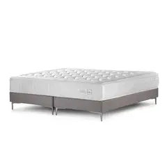 ROSEN - Box Spring Pearl Super King 200 X 200 Cm Base Gris