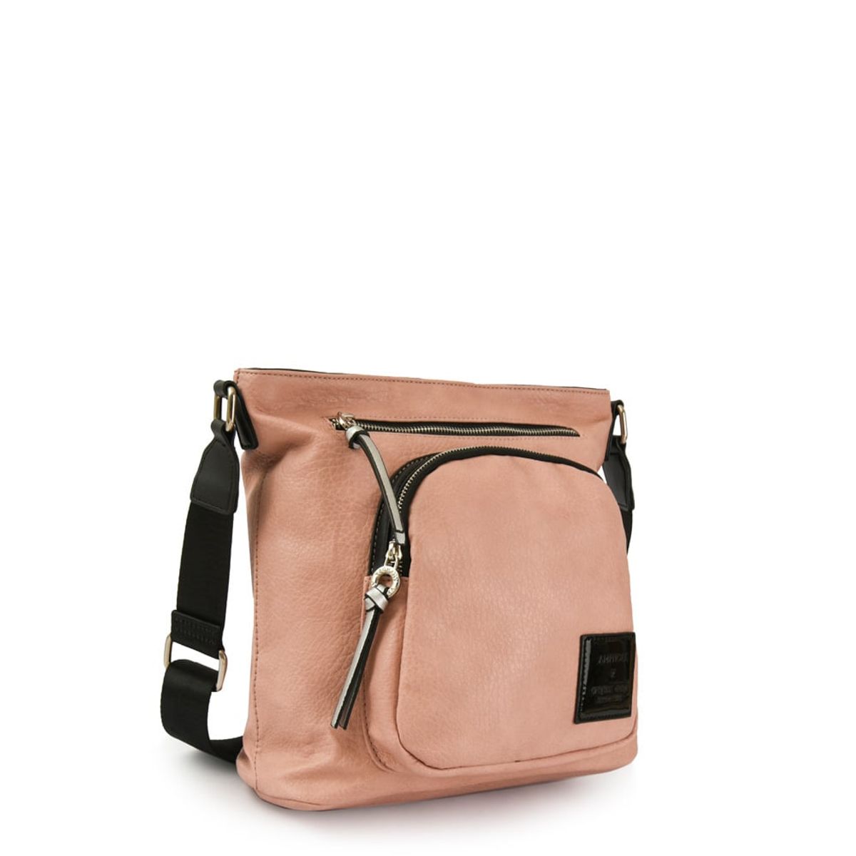 AMPHORA - Cartera Bandolera Mediana Rebecca Rosa Viejo