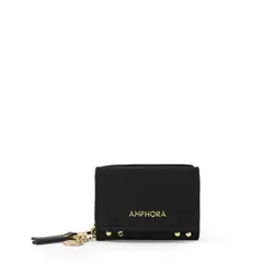 AMPHORA - Billetera cierre exterior catriel pequeña negro