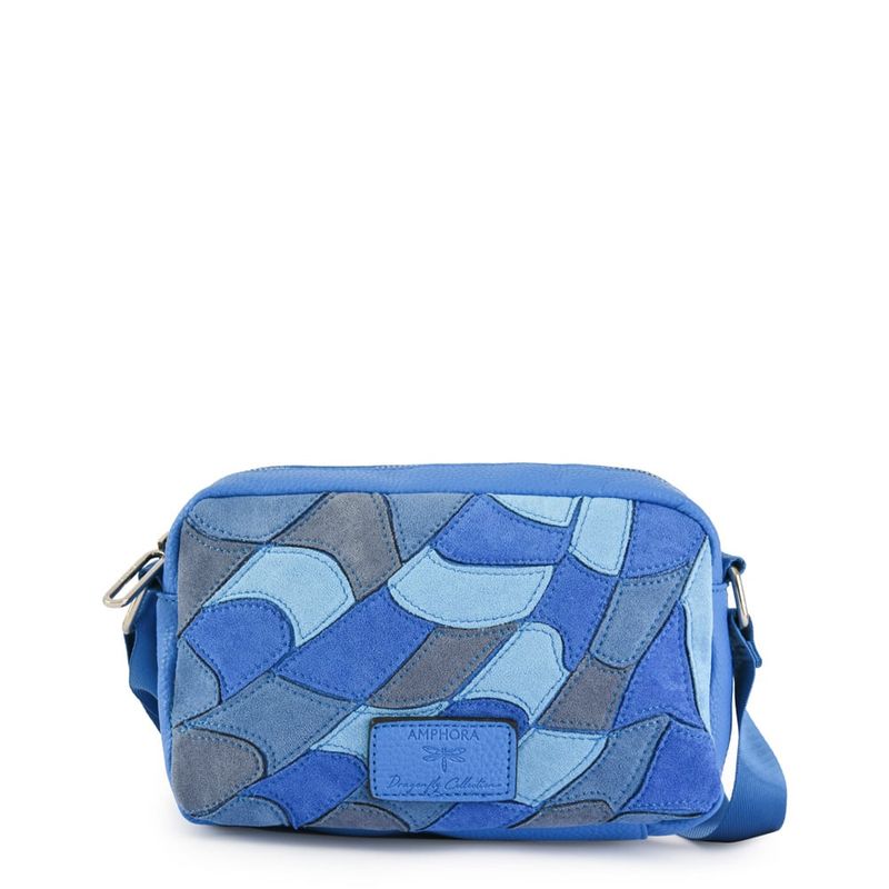 AMPHORA - Cartera Bandolera libelula pequeña denim