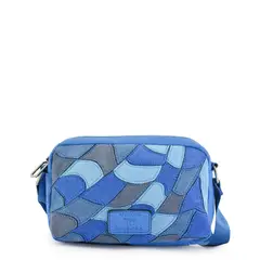 AMPHORA - Cartera Bandolera libelula pequeña denim
