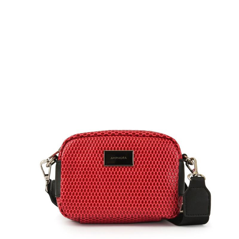 AMPHORA - Cartera Bandolera salma pequeña rojo