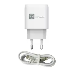 IHK TECHLINE - Cargador 25w Carga Rápida Incluye Cable C a L para iPhone
