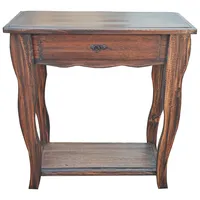 Mesa de arrimo vintage café