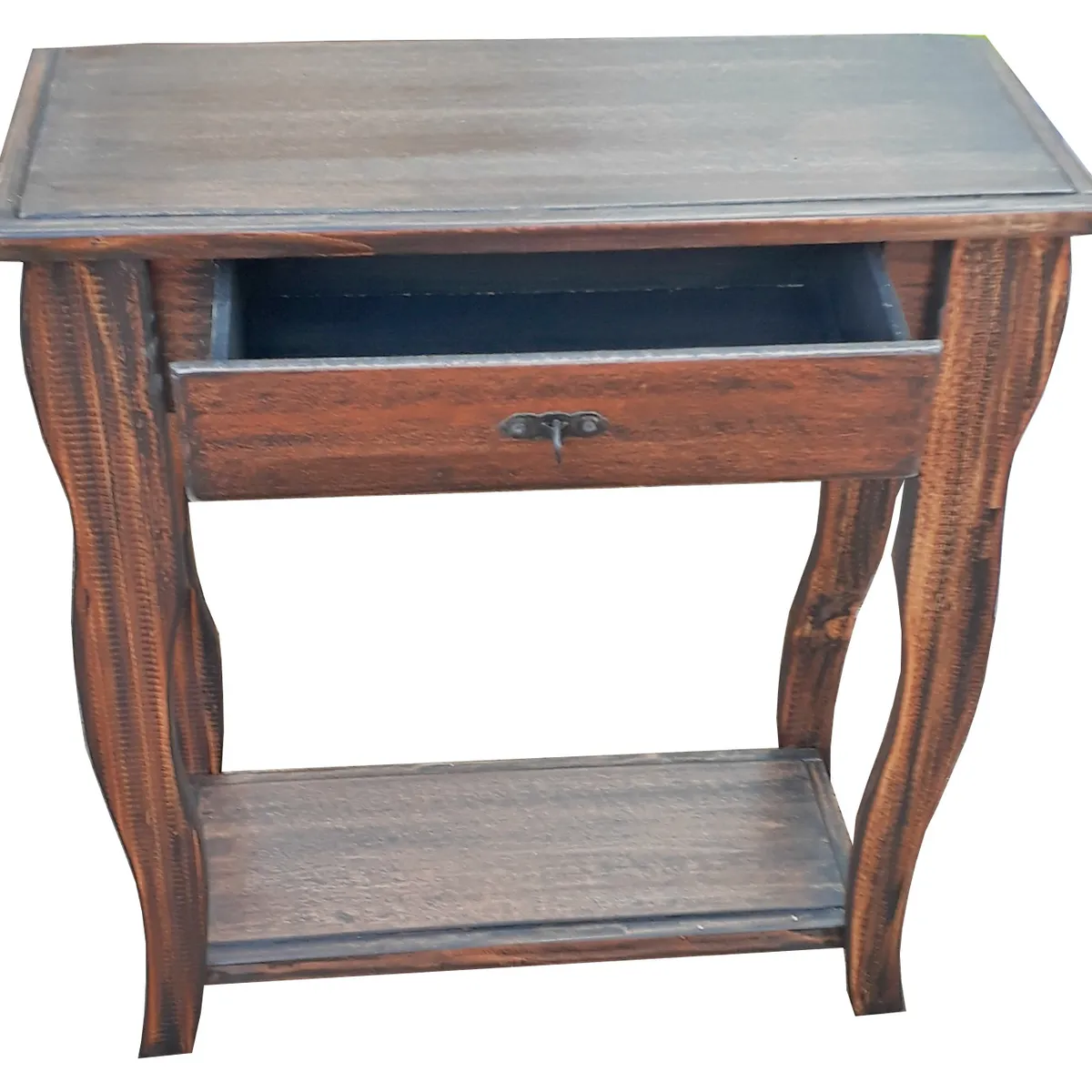 MARFELD MUEBLES - Mesa de arrimo vintage café