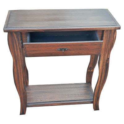 Imagen 2 del producto Mesa de arrimo vintage café