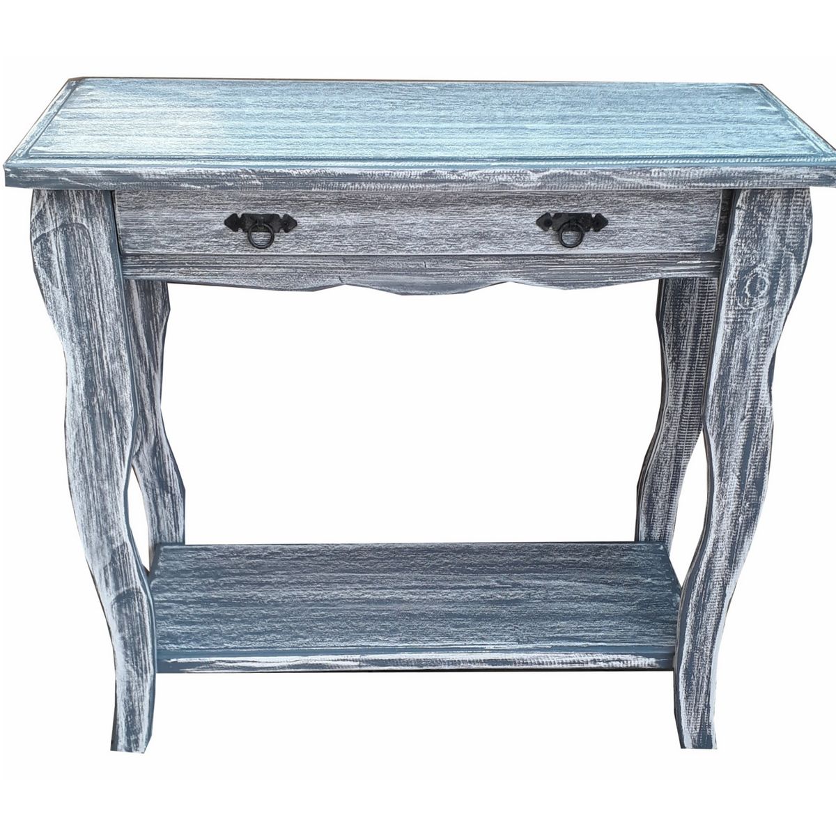 MARFELD MUEBLES - Mesa de arrimo vintage gris