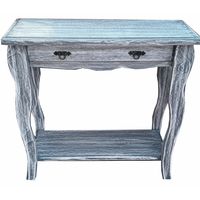 Mesa de arrimo vintage gris