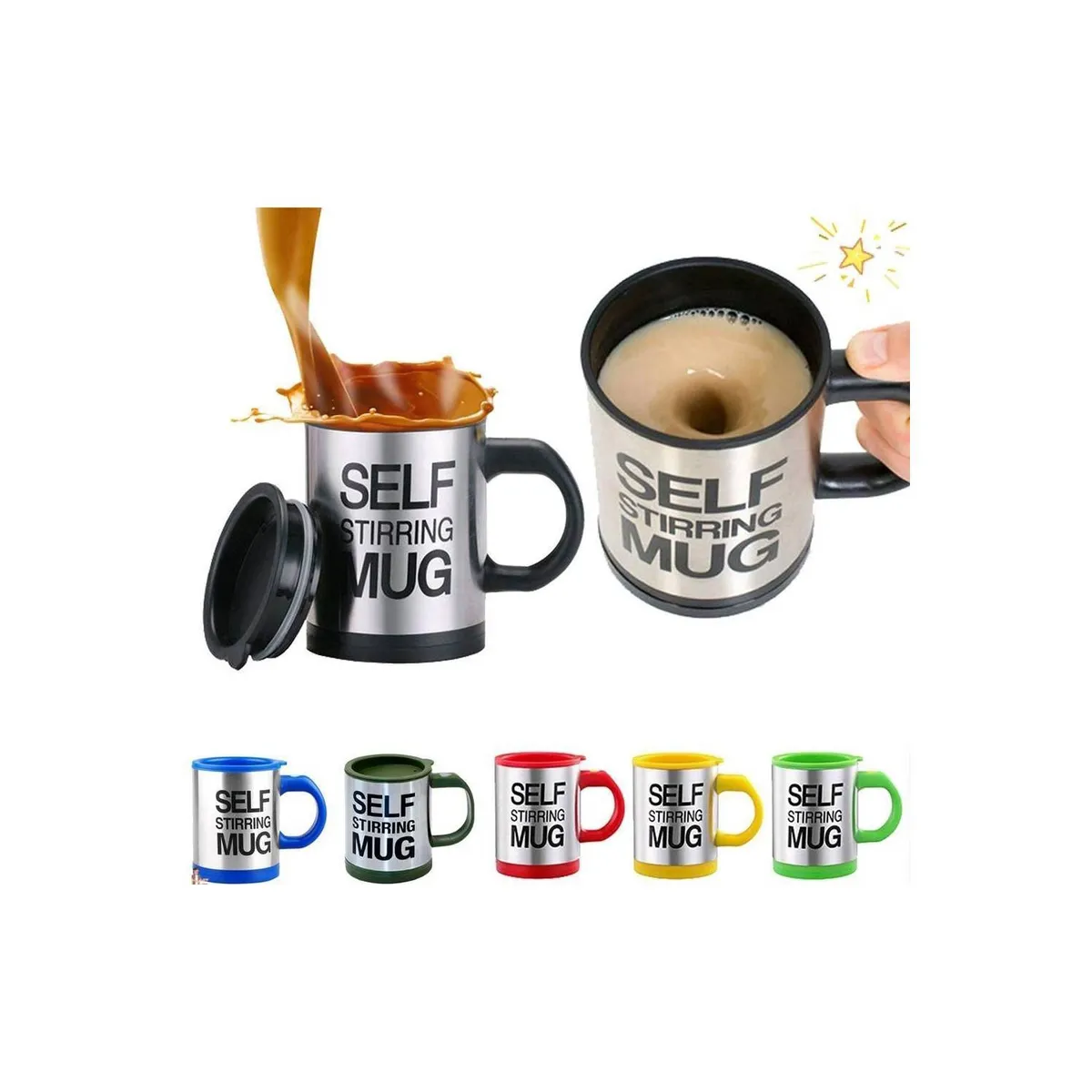 GENERICO - Taza Batidora Licuadora Café Jugo Portátil - Azul