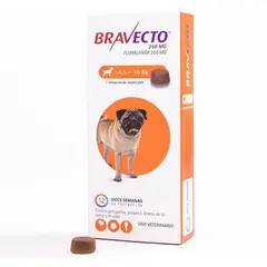 BRAVECTO - Perro 4,5 a 10 kg 3 meses de proteccion