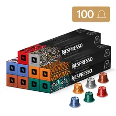 NESPRESSO - Cápsulas De Café Pack Lungo World Explorations - 100