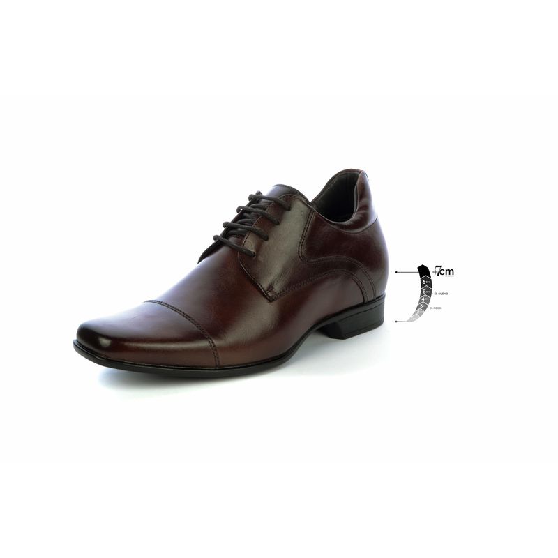 MAX DENEGRI - Zapato de Altura para Hombre Wilson Café Max Denegri +7cm