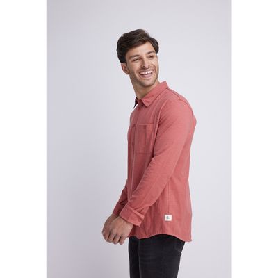 Imagen 2 del producto Camisa Hombre manga larga ladrillo