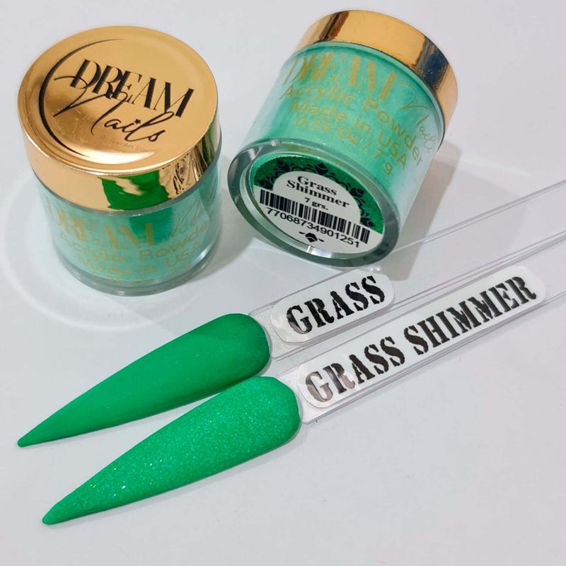 GENERICO - Polvo Acrilico Grass Shimmer de la Marca Dream Nails