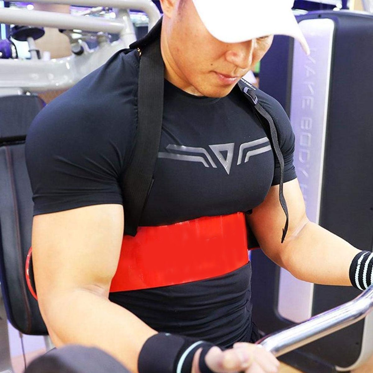 BASKO FITNESS - Arm Blaster Fitness Cinturón Para Biceps