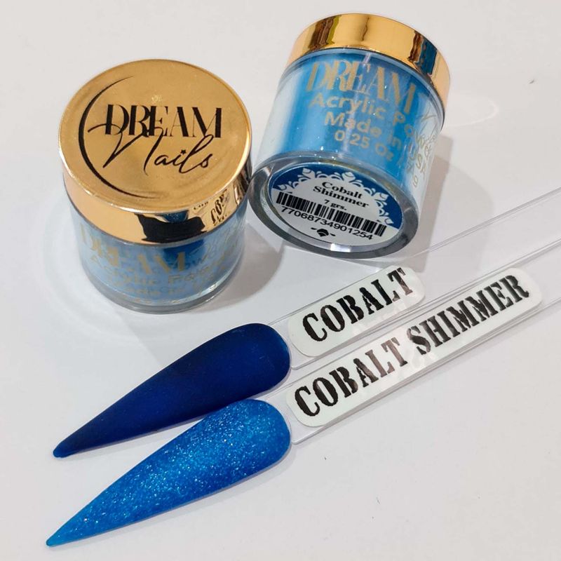 GENERICO - Polvo Acrilico Cobalt  Shimmer de la Marca Dream Nails