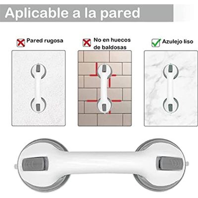Imagen 2 del producto Agarradera Manilla Soporte Seguridad Baño Ducha Helping