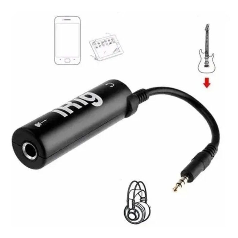 GENERICO - Irig Adaptador Interfaz De Guitarra Y Bajo Para Teléfonos