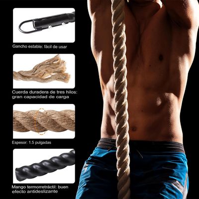 Imagen 2 del producto Trepa Crossfit 9 Metros Con Gancho