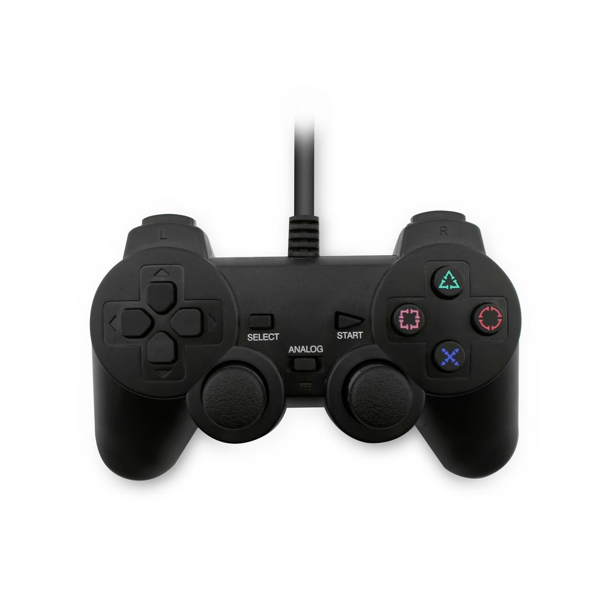 DBLUE - Joystick Control Gamer Para PC Conexión USB Negro