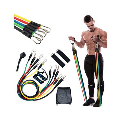 Imagen 2 del producto Ejercicio En Casa Con Bandas Latex 100 Libras 11 Piezas