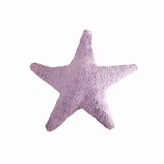 OWI - Cojín Decorativo Estrella Lila