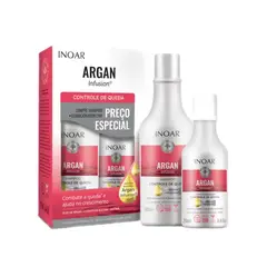 INOAR - KIT DÚO ARGAN – CONTROL CAÍDA SH. 500 ML + AC. 250 ML.