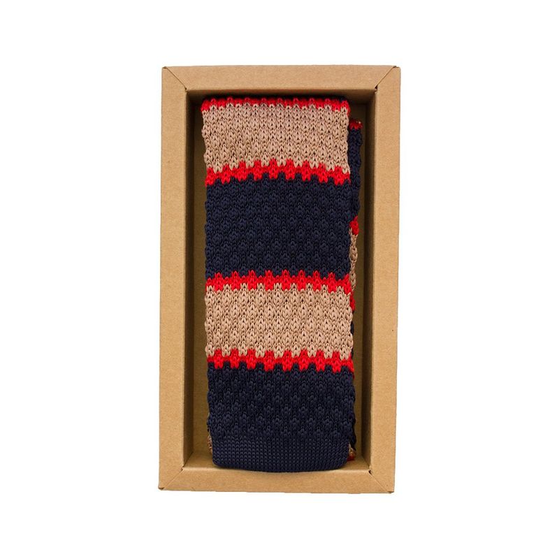 PALMATRI - Corbata Palmatri Tejida De Punto Don Eusebio Rayada