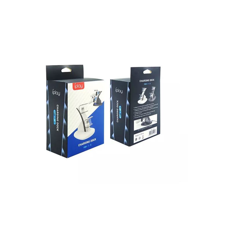 GENERICO - Cargador Dual Carga Rápida Para Control Ps5 Play Station 5