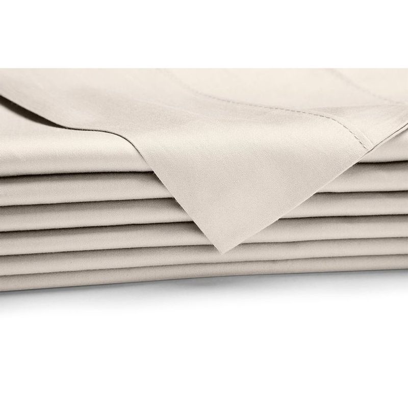 ROSEN - Sábana Rosen 300 Hilos Algodón Lisa Natural 2 Plazas