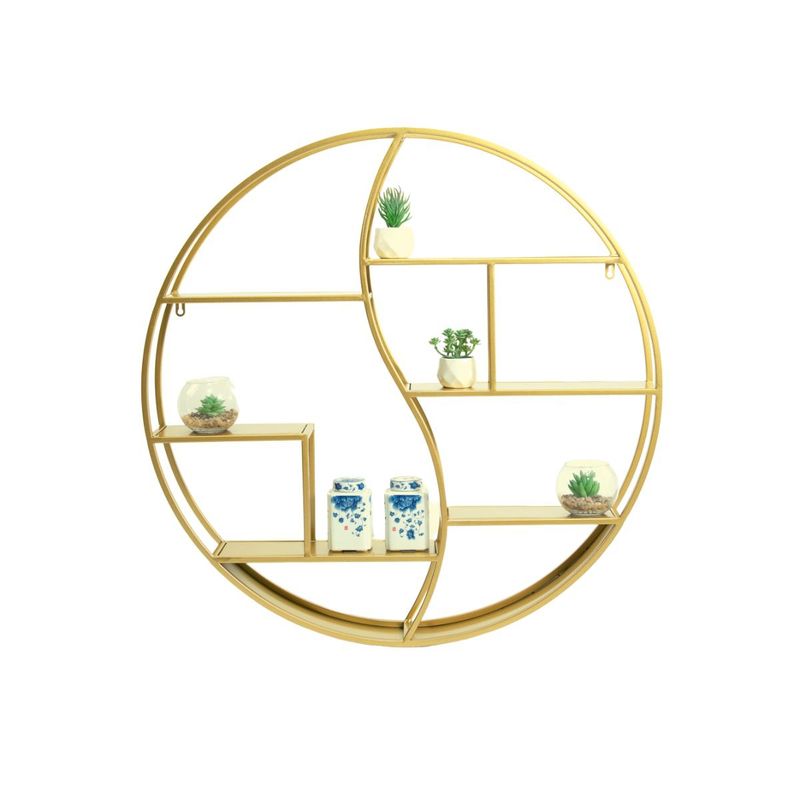 NECTAR - Repisa decorativa de pared circular 80 cm