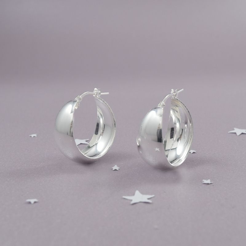 ROSETT - Aros Bote Liso Plata Ley 925
