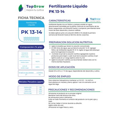 Imagen 2 del producto Fertilizante para Floración PK 13-14