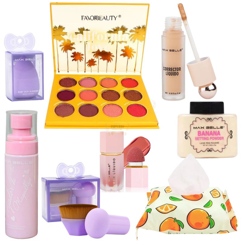 FLAMENCO - Set Completo De Maquillaje Paleta De Sombras