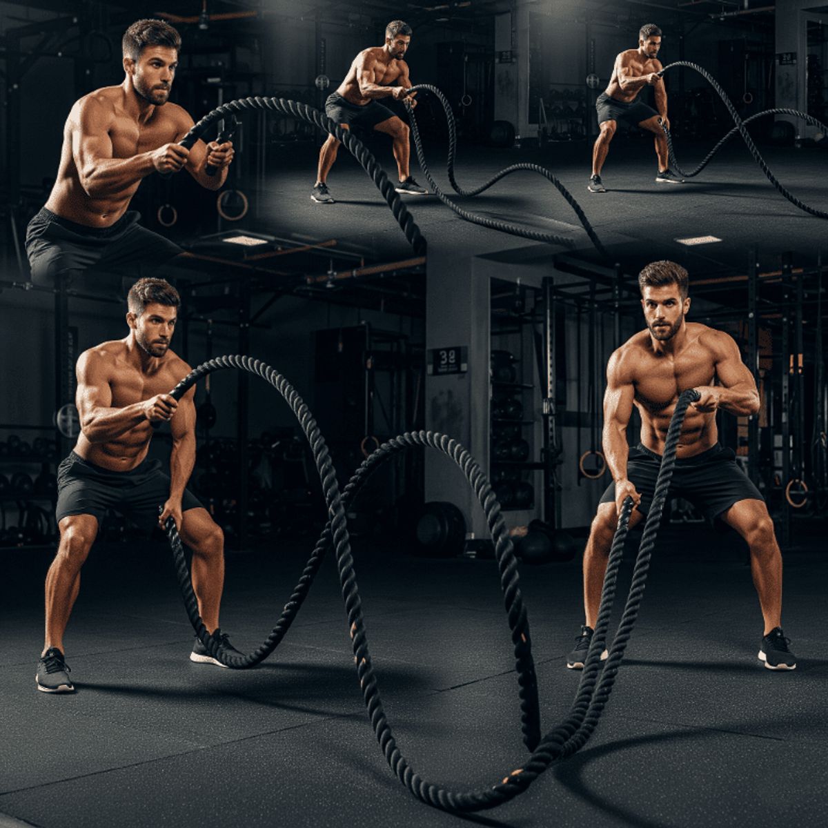 BASKO FITNESS - Cuerda Funcional  Battle Rope 12 Mts