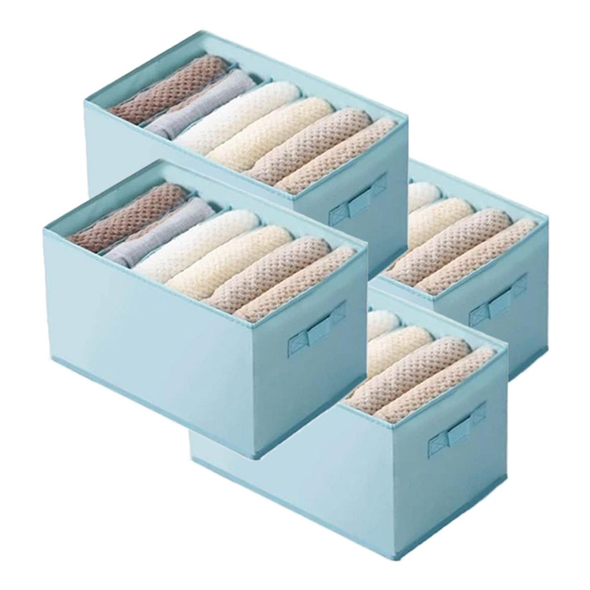 GLOBAL LATIN GROUP - Pack De 4 Organizador De Ropa Para Armario Y Cajones