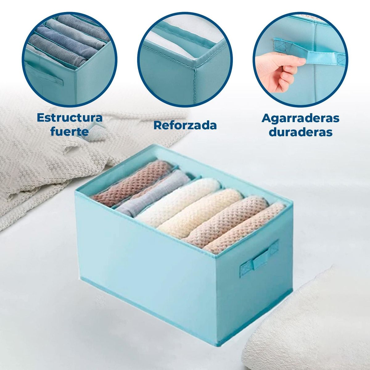 GLOBAL LATIN GROUP - Pack De 4 Organizador De Ropa Para Armario Y Cajones