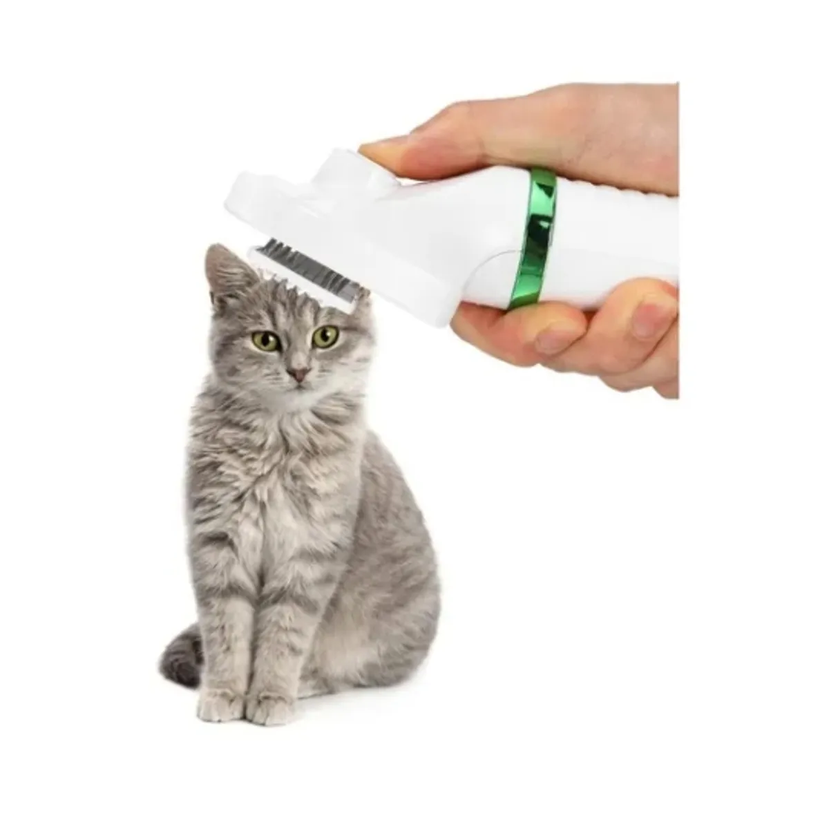 ESHOPANGIE - Cepillo Secador 2 En 1 Quita Pelos Para Mascotas