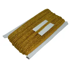GENERICO - Pasamaneria Dorada Lurex 1.1cm 25 metros navidad