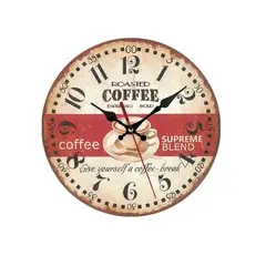 OFERTABKN - Reloj De Pared Analogo Rústico Vintage Retro Coffee