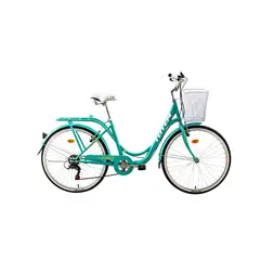 TOTEM - BICICLETA CITY DAMA ARO 26 TURQUESA