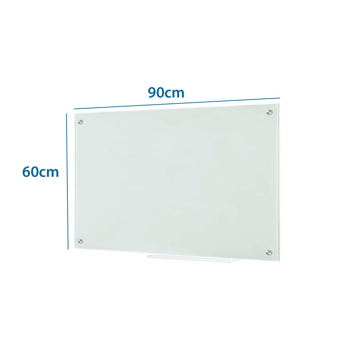 IGPRO - Pizarra Glass Pro Vidrio Templado Blanco de 60x90cm 4mm IGPRO