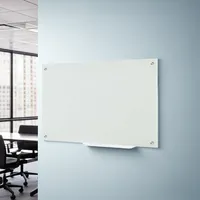 Pizarra Glass Pro Vidrio Templado Blanco 120x180cm 4mm