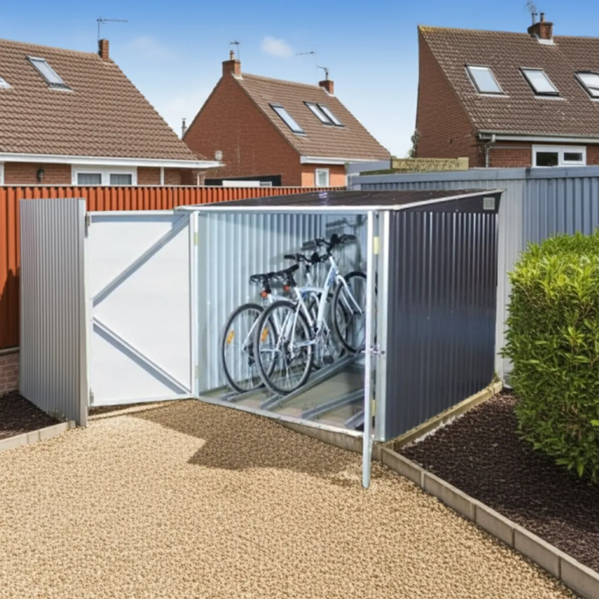 IGPRO - Guardabicis exterior 4 bicicletas