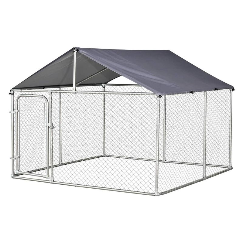 IGPRO - Canil modular IGPRO Para Perros con Techo 4x4 mts