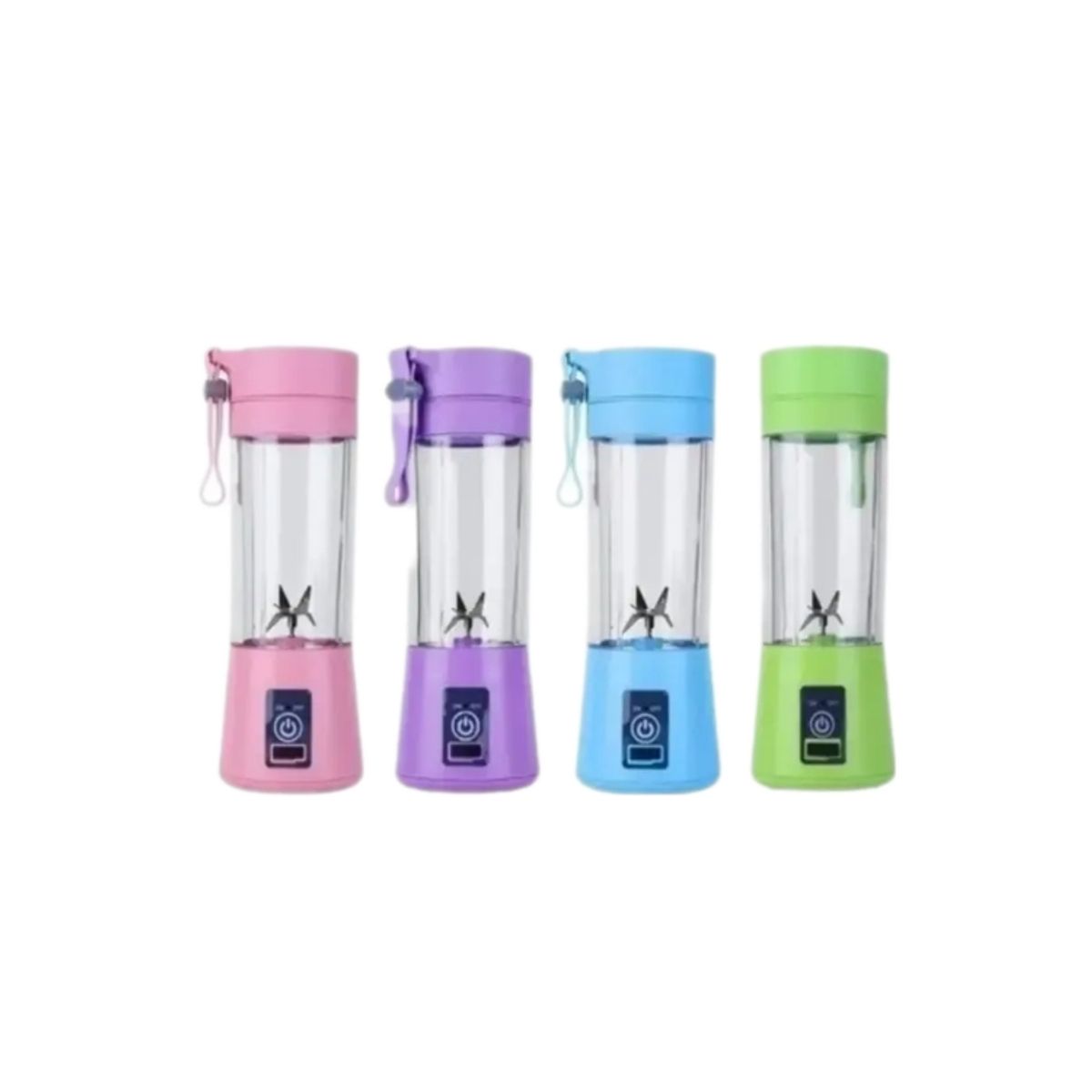 GENERICO - Juguera Portátil Recargable Usb, Batidora 380 ML Verde