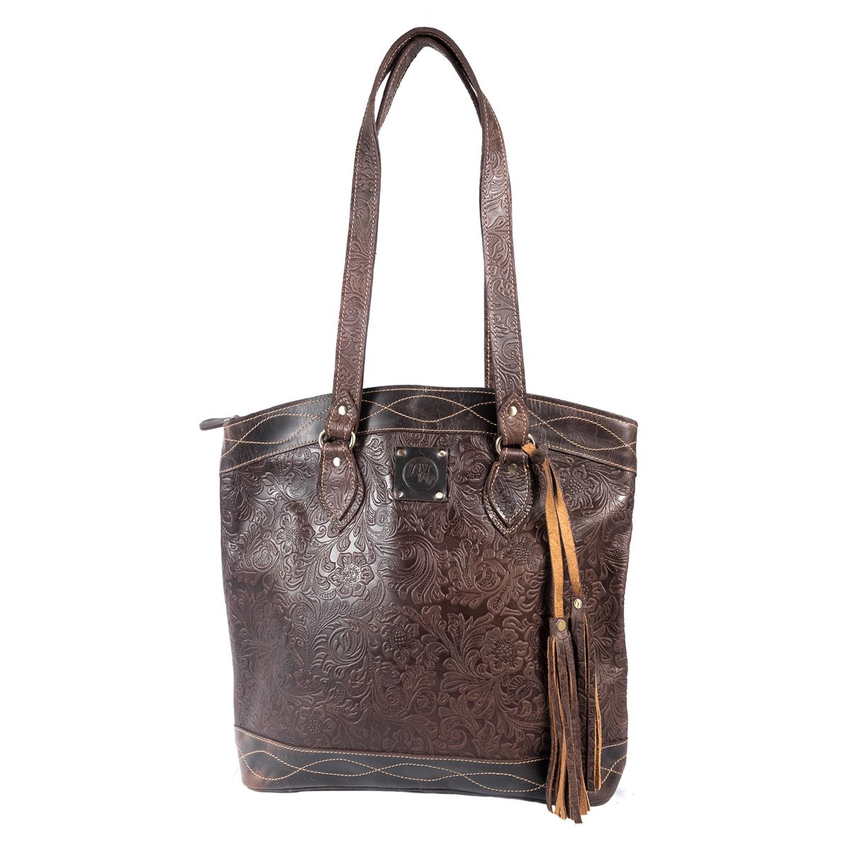 JM VINTAGE - Cartera mujer de cuero India