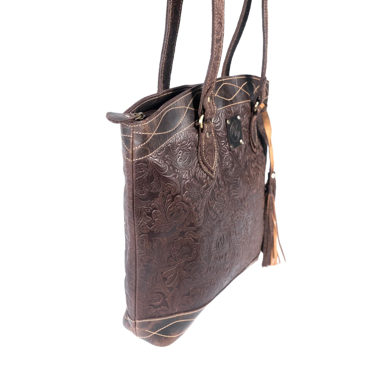 JM VINTAGE - Cartera mujer de cuero India