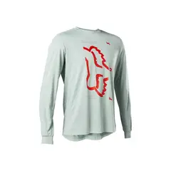 FOX - Polera Bicicleta Ranger Drirelease® Manga Larga Gris