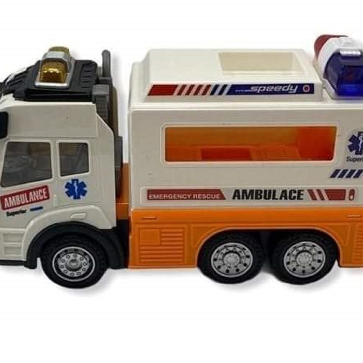 ANGELES DEL HOGAR - Juguete Ambulancia sonido y luces